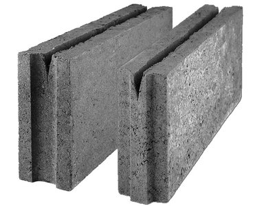 Камень перегородочный (бетонный блок) СКЦ 2Р-15 ПГ