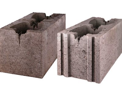 Камень стеновой рядовой (бетонный блок) СКЦ 1Р-1
