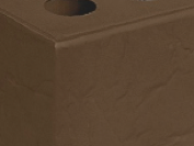 Кирпич керамический лицевой пустотелый евро «Шоколад» бумага  М-150 Керма КР-л-пу 0,7НФ 150/1,4/100
